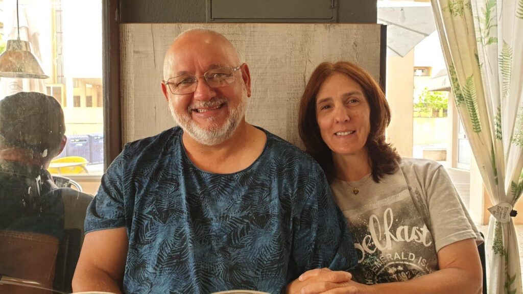 Aroldo and Emmanuelle Areas, missionaries in Santo André, Portugal