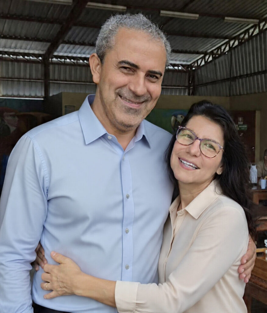 César Augusto and his wife Sulamita in Manaus