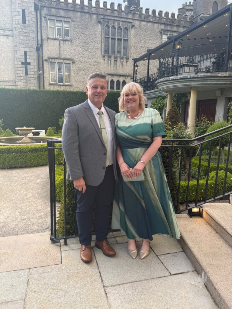 Keith Lindsay, director of the mission, and his wife Karen